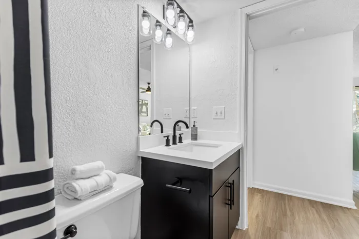 upgraded bathroom