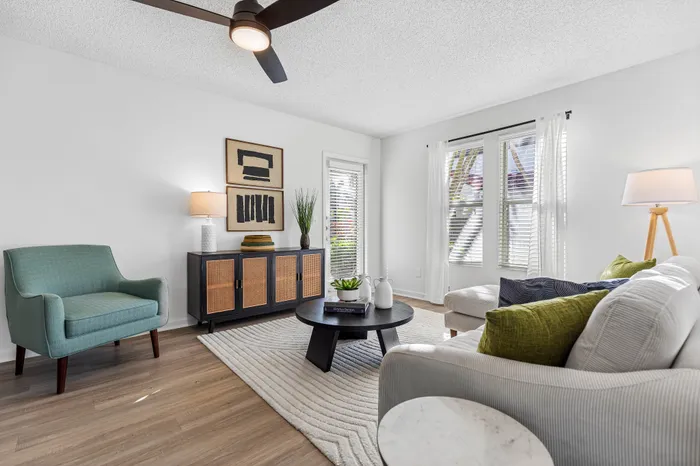 upgraded living room