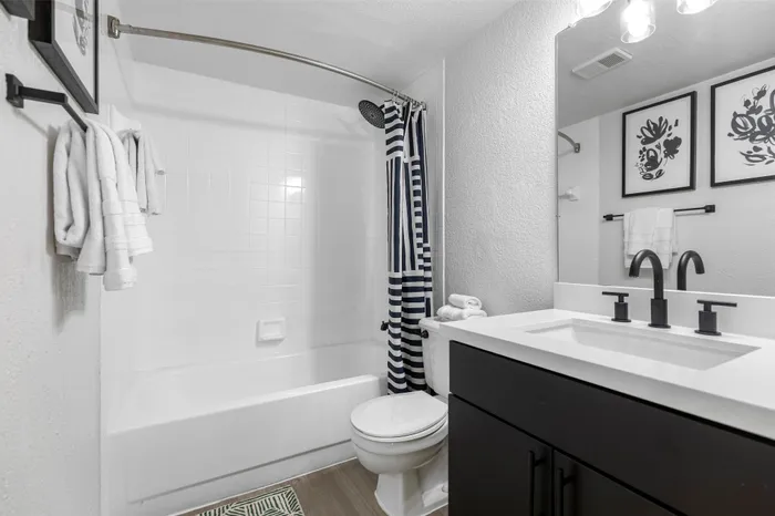 upgraded bathroom