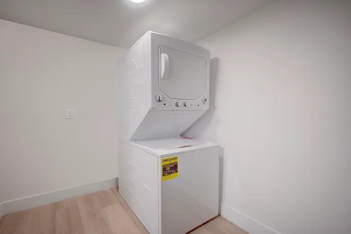 Upgraded washer and dryer