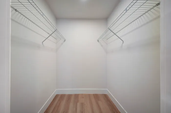 Upgraded closet
