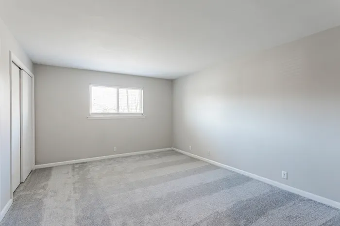 bedroom with carpet