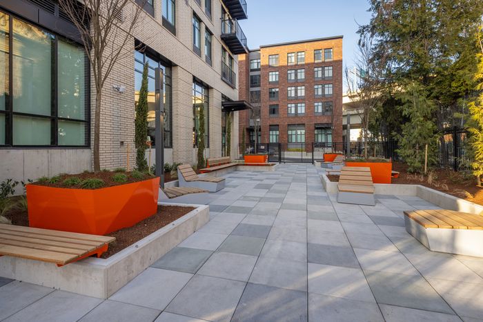East patio