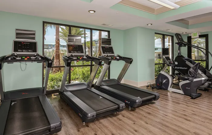 Fitness Center with Cardio, Spin & Weight Equipment