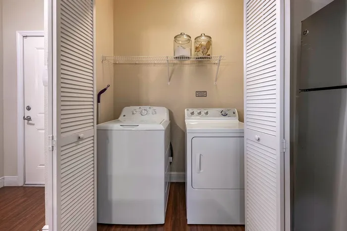 Laundry closet