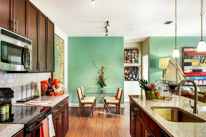 Kitchen lookin g into dining