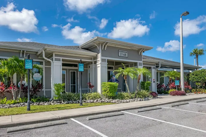 Exterior of leasing center