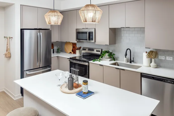 kitchen island view
