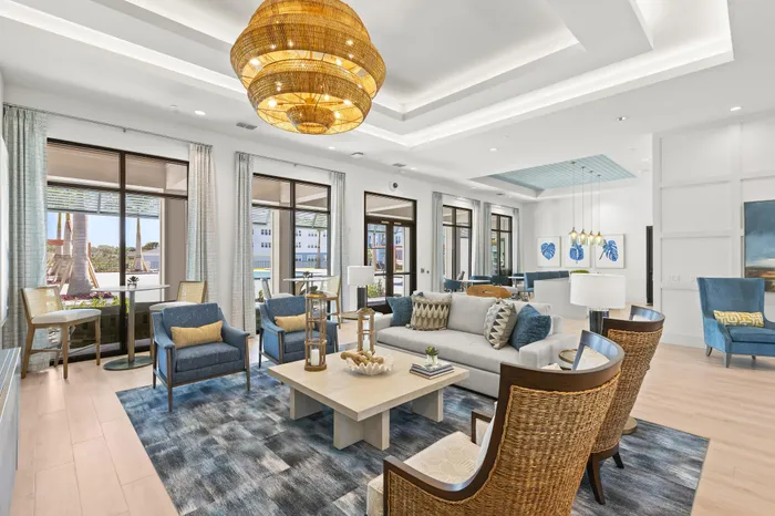 Clubhouse lounge