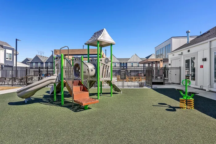 play ground with slide
