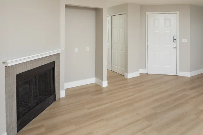 Renovated Living Room with fireplace