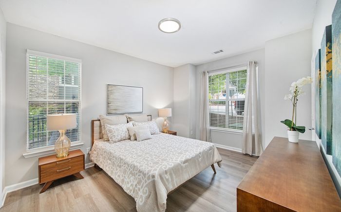 Bedroom with natural light