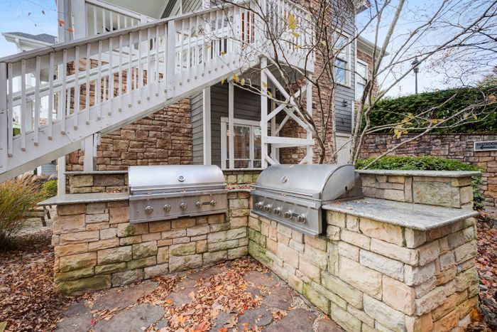Outdoor grill area