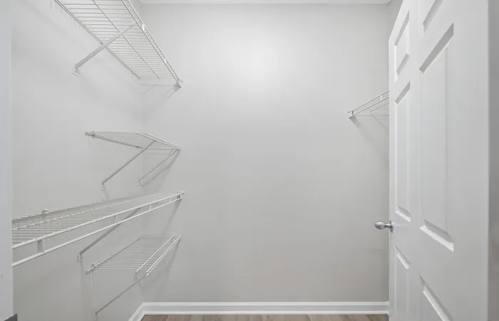 Spacious closets