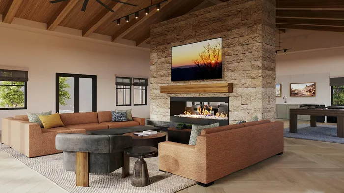 Clubhouse seating