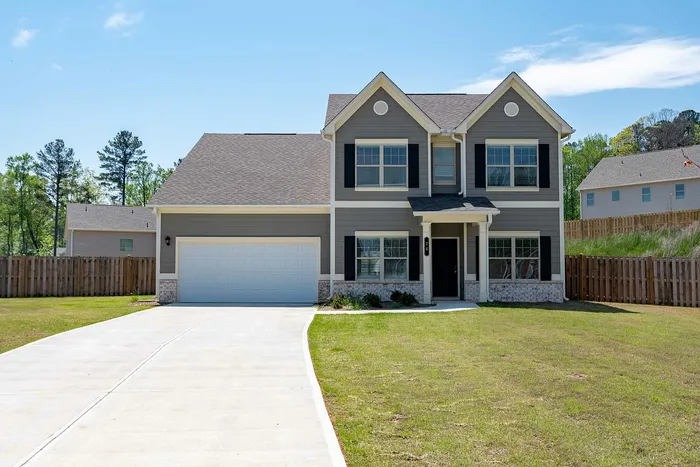 exterior two story house