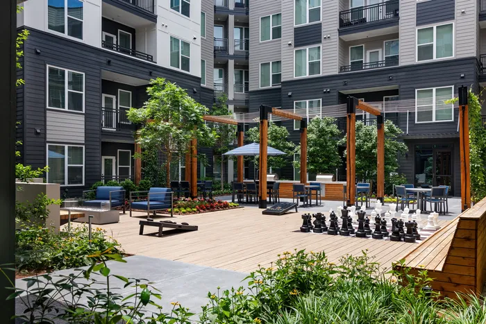 outdoor courtyard