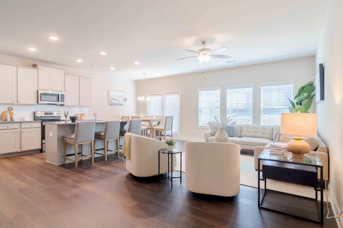 Sunset floor plan living room and kitchn
