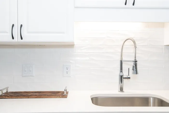 tiled backsplash
