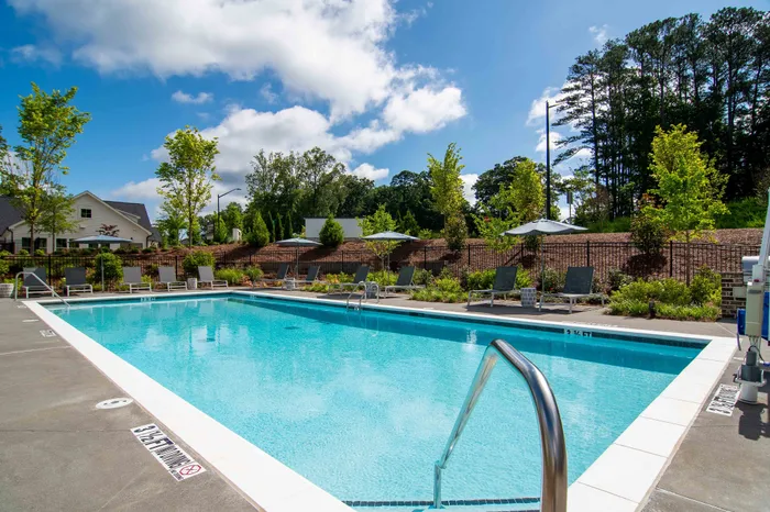 pool and tanning deck