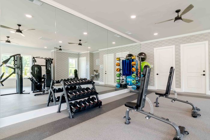 fitness center free weights
