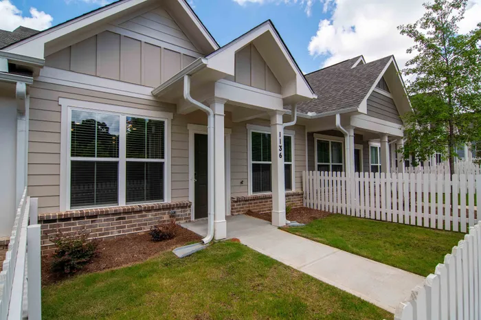 home exterior and yard