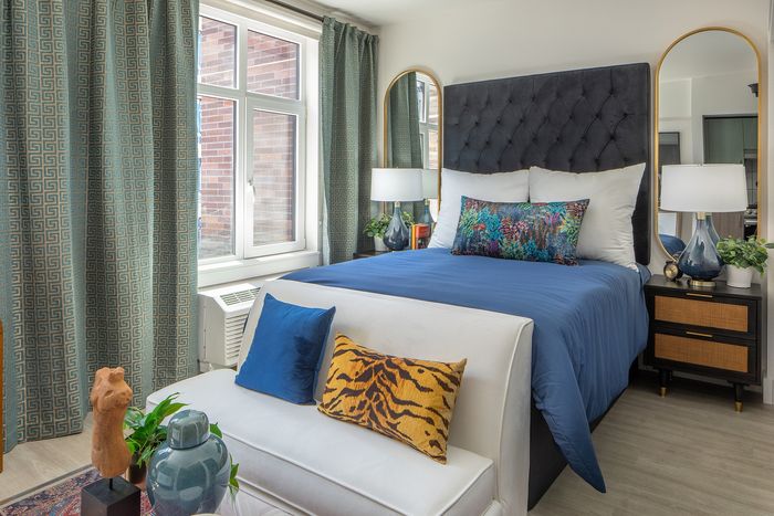 Bedroom with sitting area