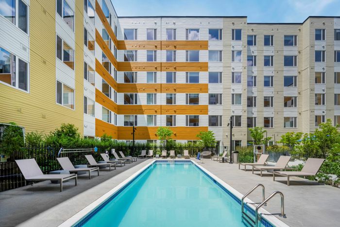 Pool courtyard