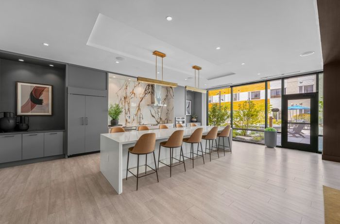 Chef's demonstration kitchen