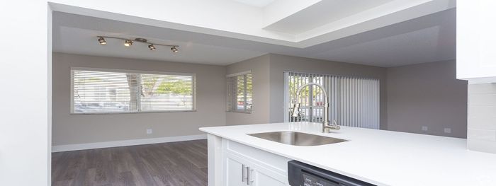 Renovated kitchen island
