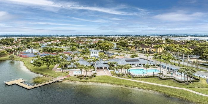 Rendering Aerial view of property