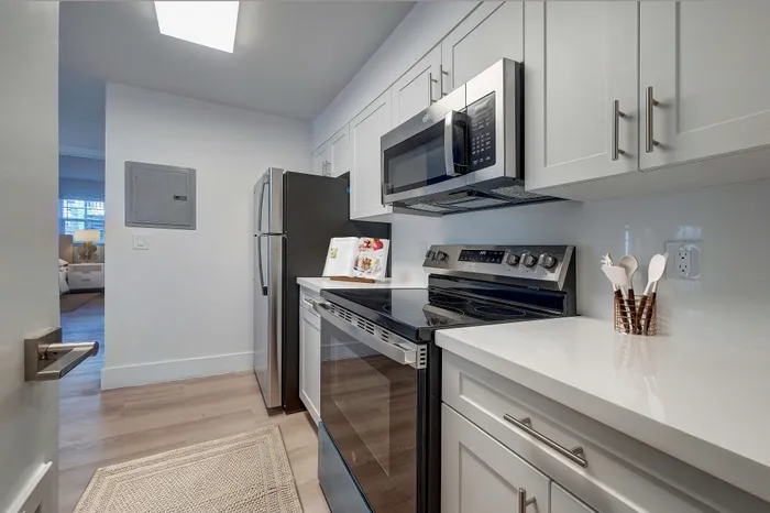 upgraded apartment kitchen