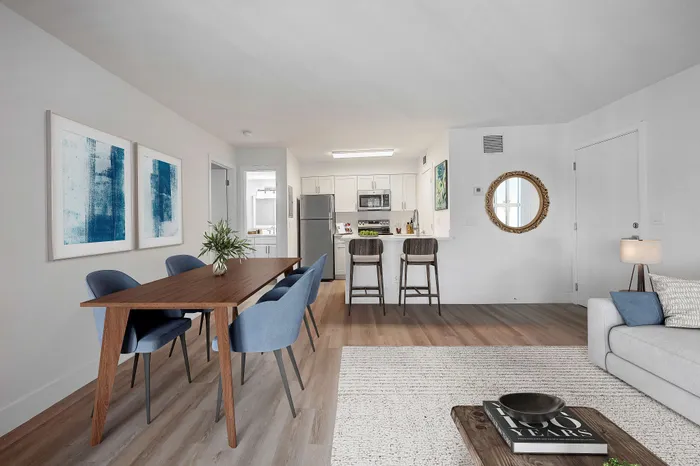 upgraded living room and dining room