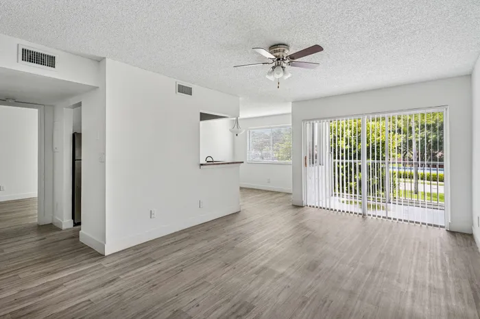 spacious living room