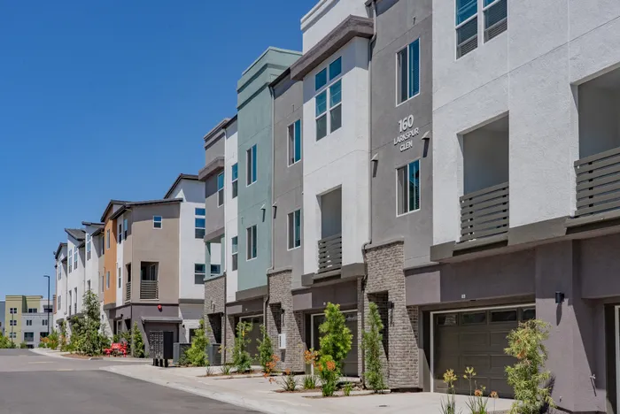 Townhomes with attached garage and direct access to home