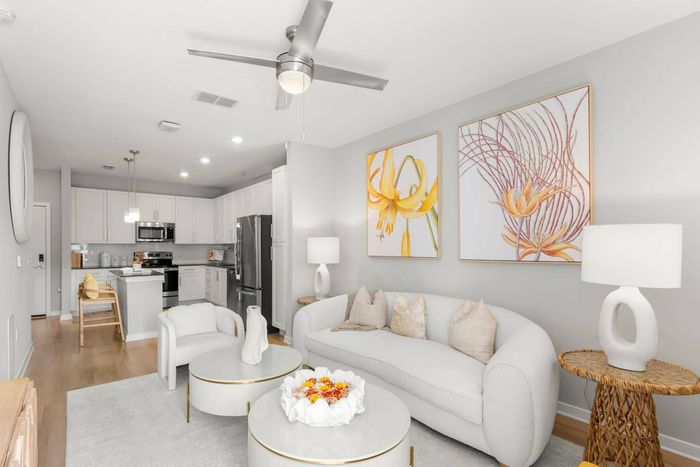 Living Room open to kitchen