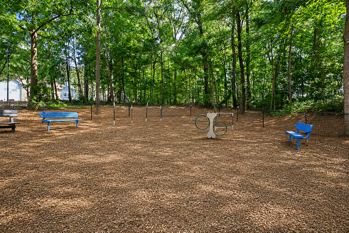 Fenced on-site pet park at Avana TownPark apartments in Kennesaw, GA