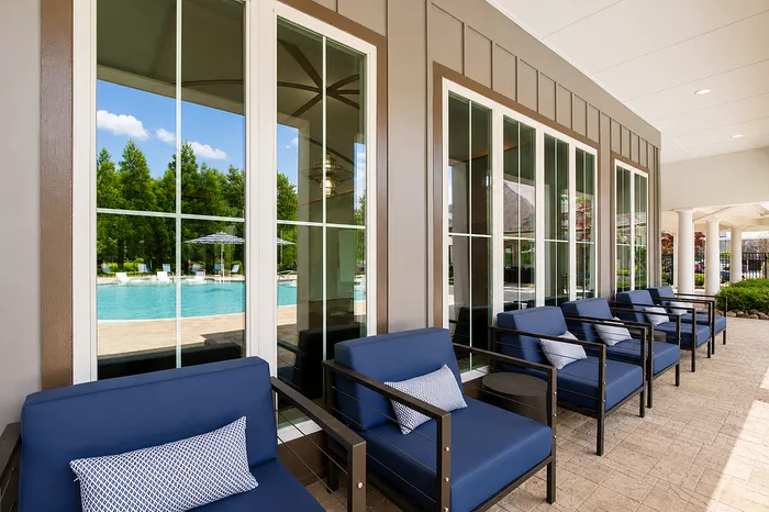 Avana Portico - Poolside Seating Area