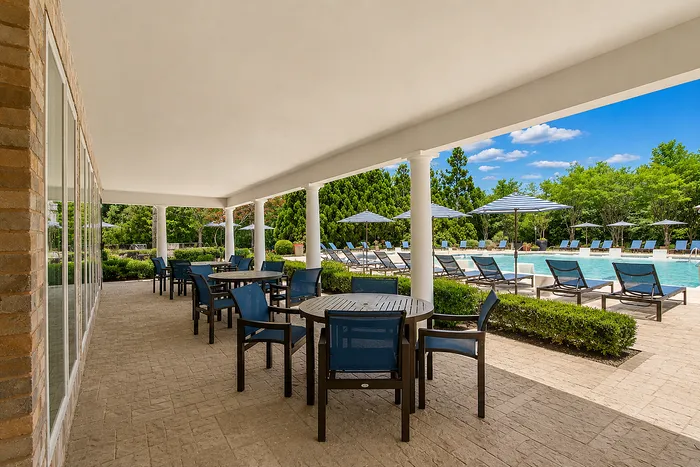 Avana Portico - Poolside Seating Area