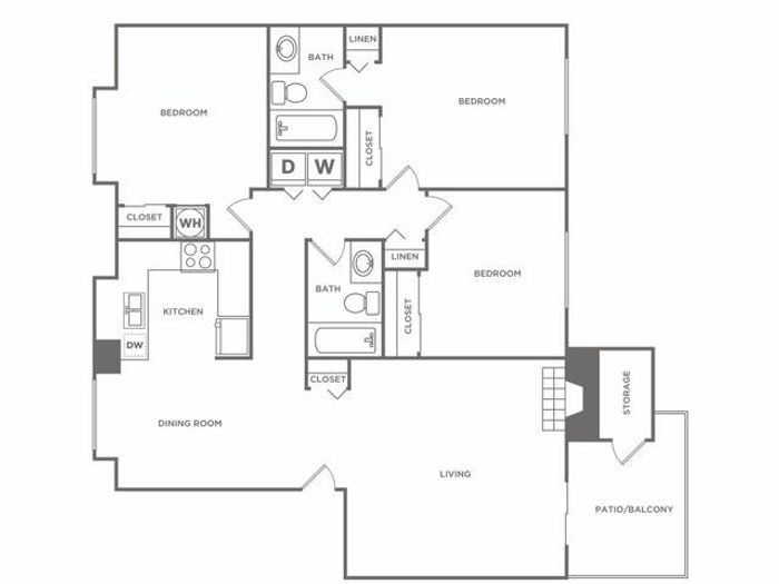 Three Bedroom Renovated | 3 bed 2 bath | 1150 sq ft