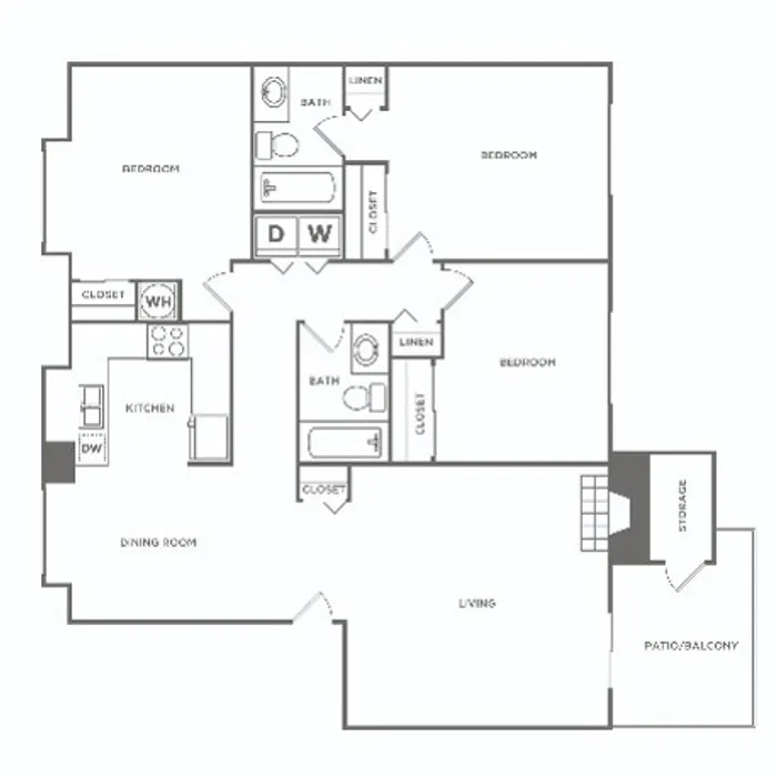 Three Bedroom Renovated | 3 bed 2 bath |  1495 sq ft