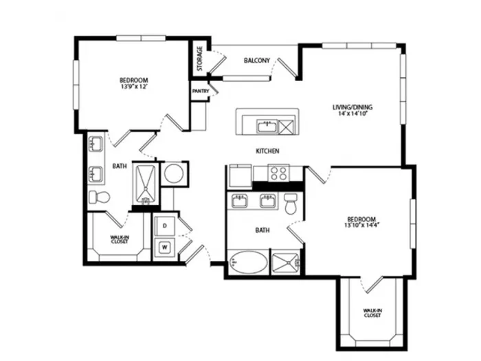 B2B 1192 Square Feet
