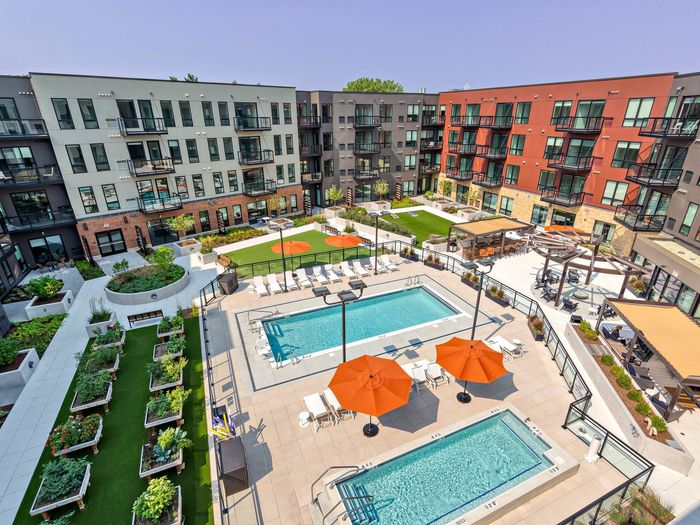 Aerial View of Courtyard