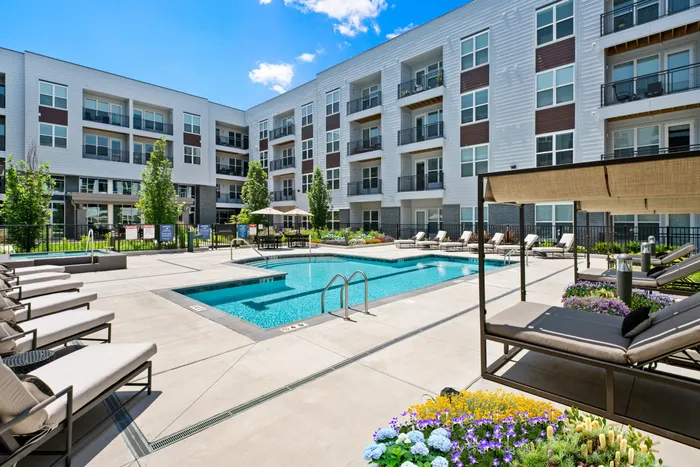 Swimming Pool with Cabanas