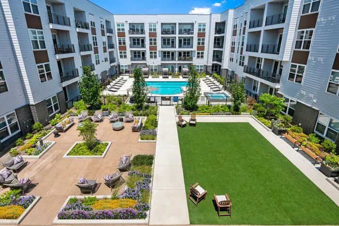 Aerial Courtyard