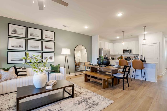 Living Room and Dining Room