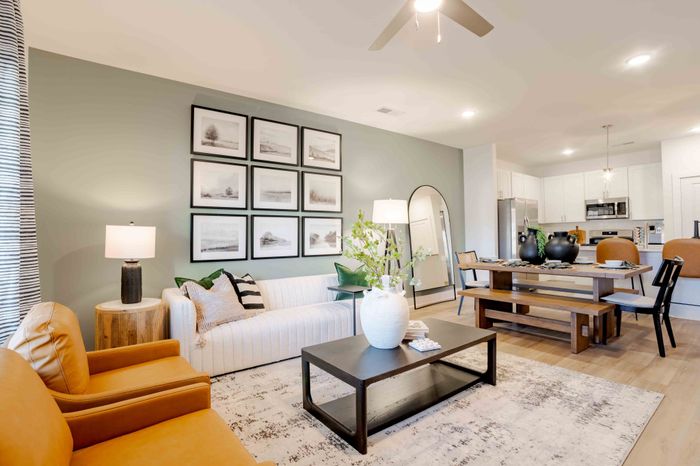 Living Room and Dining Room