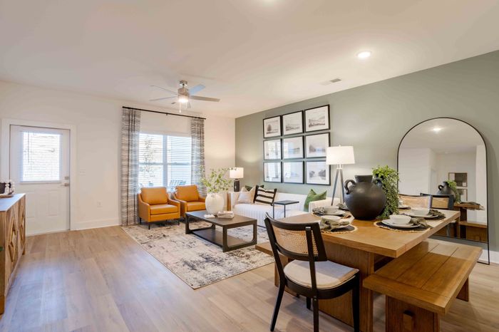 Living Room and Dining Room