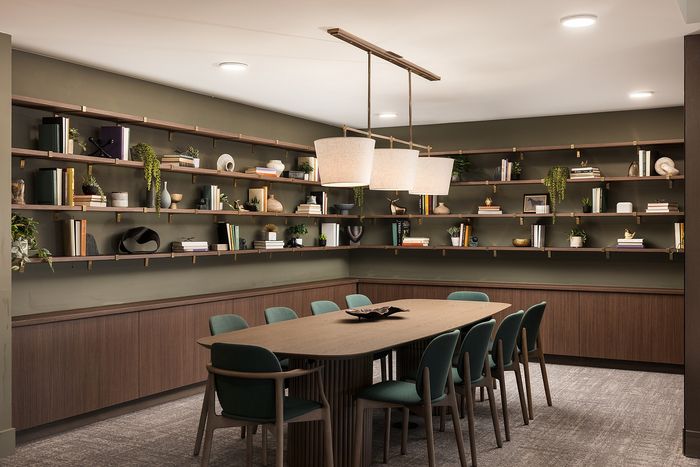 Meeting and Library Area