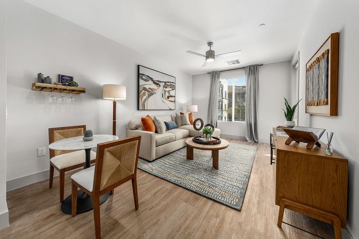 In Unit Dining Room and Living Room